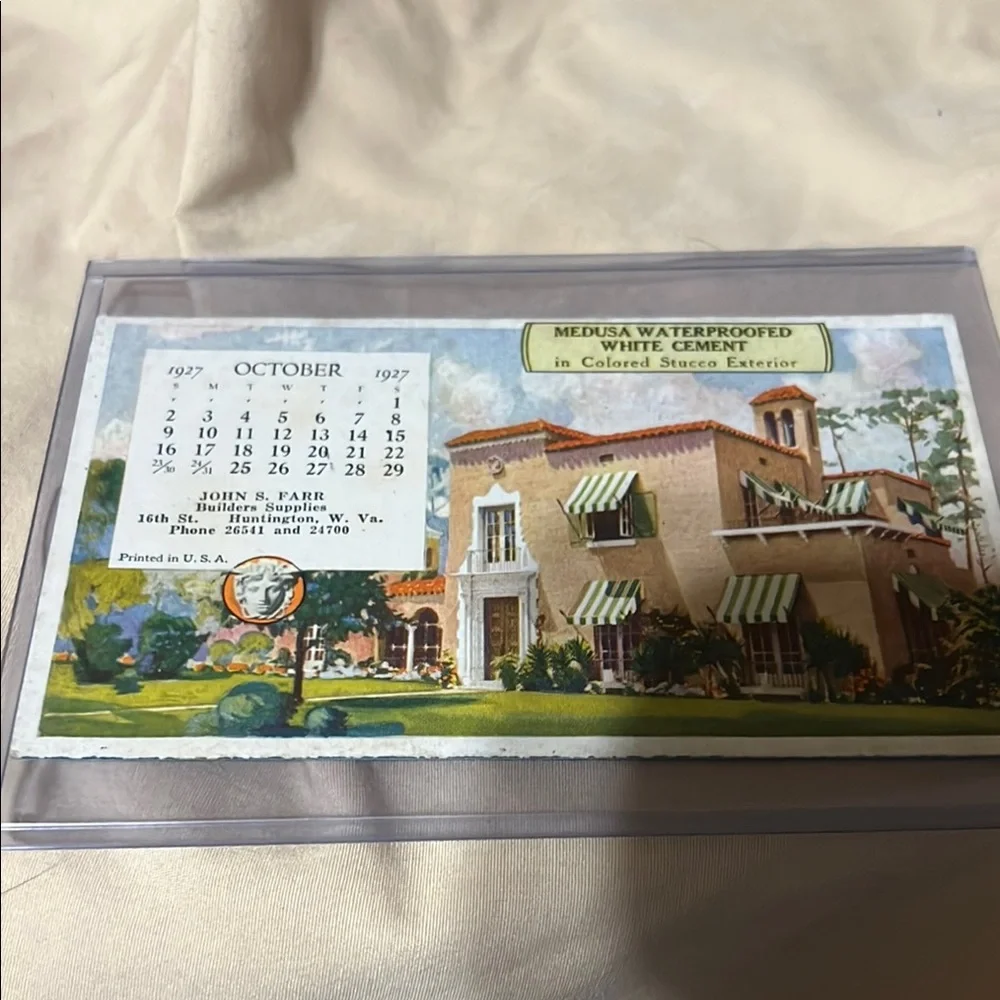 Waterproofed White Cement Calendar